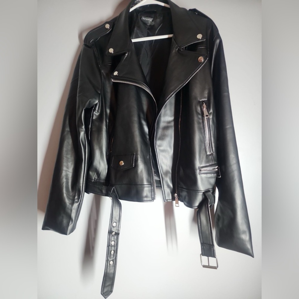 Arula Moto Jacket Black Size A NWT